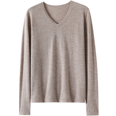 启超官方高端100%纯山羊绒衫