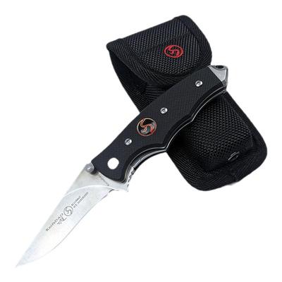 高碳钢大号高硬度锋利折叠刀原装