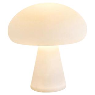 ins中古丹麦奶油风蘑菇台灯充电调光客厅书房卧室床头装饰氛围灯