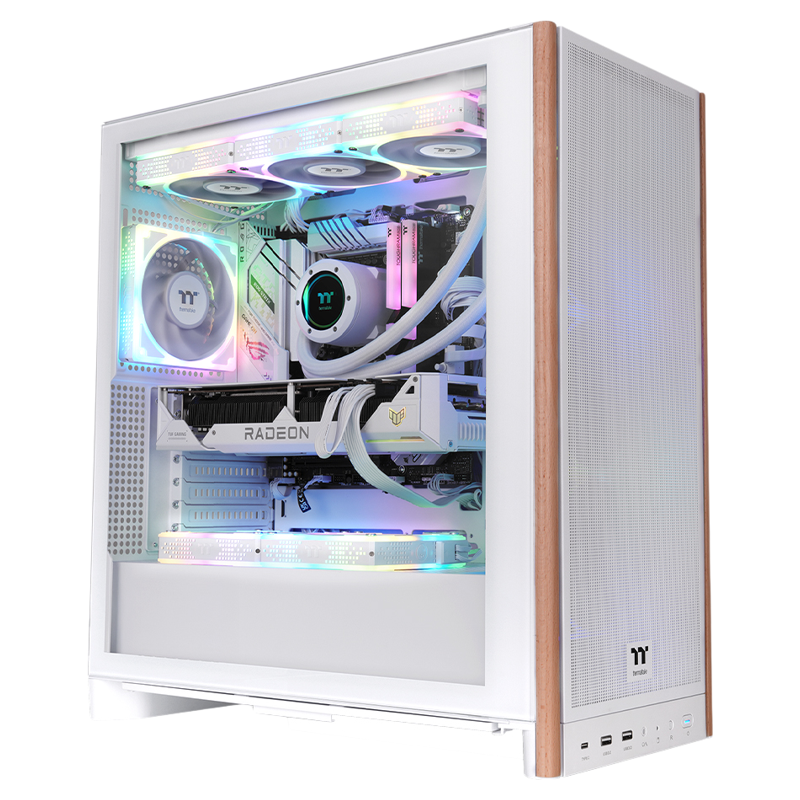 TT钢炼S370WS侧透atx机箱