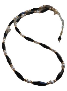 天然黑尖晶石女设计师款18K