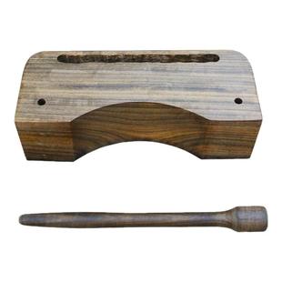 拱桥形高音梆子红花梨木民族乐器高音板子沉贵宝戏曲高音送敲锤