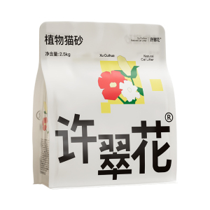 【淘宝秒杀】许翠花植物木薯猫砂强吸水不粘底除臭不可冲厕2.5kg
