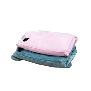 盖腿小毯子加热usb办公室午休暖身毯冬季腿部电热毯保暖披肩女士