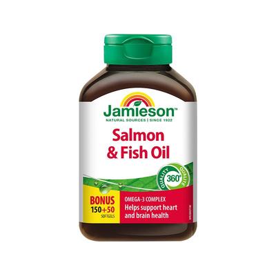 深海鱼鱼油omega3三文鱼油健美生