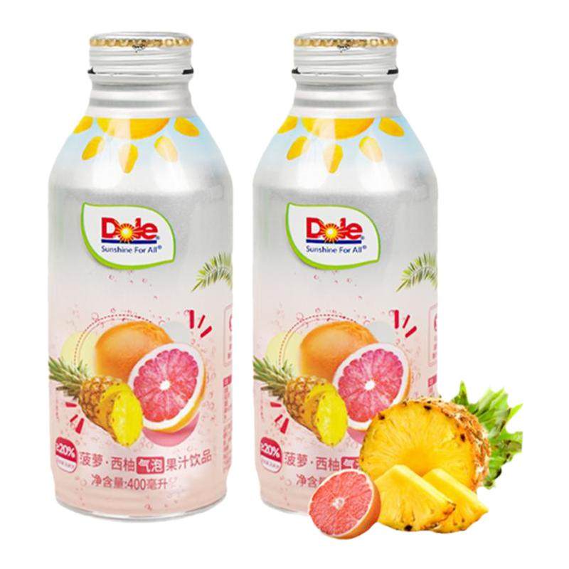 dole都乐气泡水菠萝西柚椰子果汁气泡饮品饮料汽水-临期品3月到期