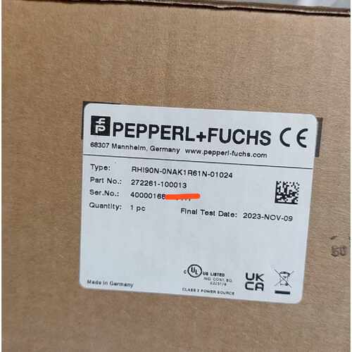 询价倍加福PEPPERLFUCHS RHI90N-0NAK1R