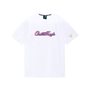 ChillHigh 迷幻情侣欧美复古圆领短袖t恤男女ins潮纯棉宽松潮牌夏