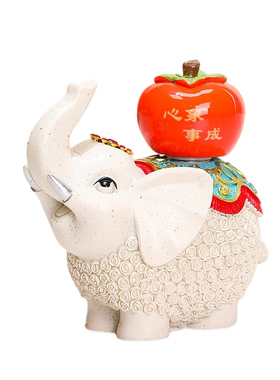 新年吉祥物大象猪摆件