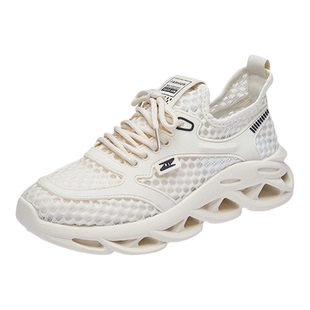 踩屎感大网眼飞织网鞋女2026薄款夏季镂空透气减震学生跑步运动鞋