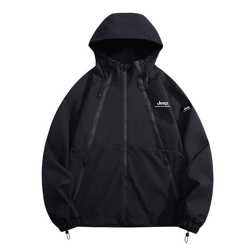 JEEP/吉普休闲防风登山夹克2025新款春秋户外保暖登山服风衣外套