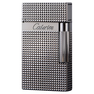 calories卡路朗声打火机煤油巴黎钉大标男友高档钢音朗声清脆火机
