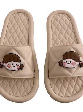 少女心可爱拖鞋女室内防滑软底浴室洗澡夏天居家用ins潮卡通凉拖
