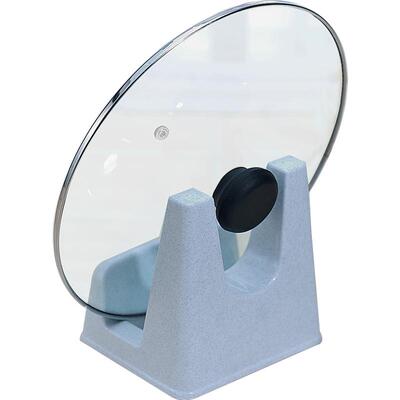 茶花厨房台面收纳架锅盖架