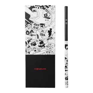 米娅怪诞炭笔 软碳碳铅软性奈特素描速写为艺术战碳笔美术生专用笔软碳炭笔艺术米亚极软铅笔联考状元小小鸟