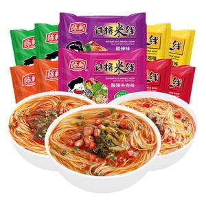 陈村过桥米线袋装方便粉丝米线酸辣系列细米粉丝不辣懒人速食充饥