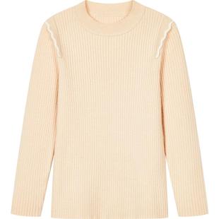 笛莎童装女童打底毛线衣加厚冬装新款大童女孩针织线衫儿童上衣