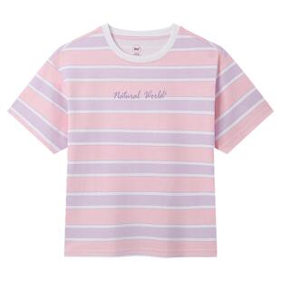 361°童装男女童短袖T恤2026夏季新款儿童条纹t恤户外休闲上衣