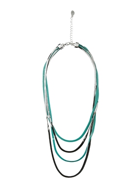 sdeer圣迪奥撞色多层项链毛衣链