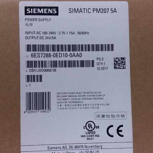 议价西门子S7-200 smart输入100-240 V AC 6ES7288-0ED10-0AA0/OA