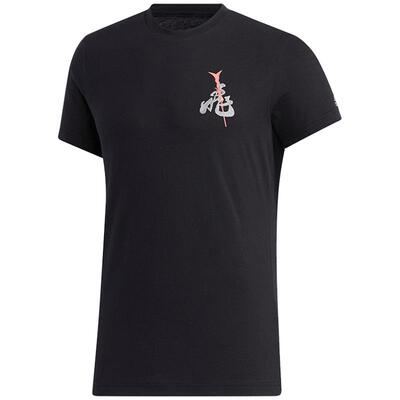 阿迪达斯官方正品男士运动短袖