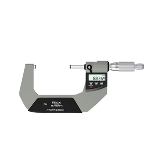 德力西电气数显外径千分尺高精度千分卡尺壁厚螺旋测微仪测微器