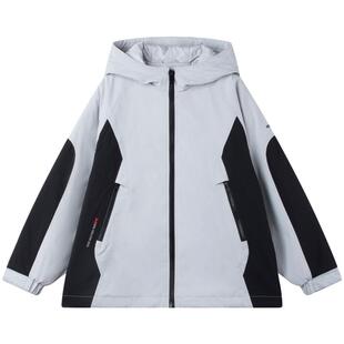 MUCMUKN【机能冬训】3M新雪丽棉户外防风夹棉外套拼色夹克男童冬