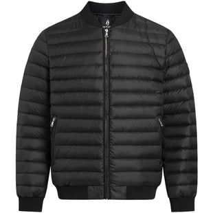 【高密防风】暇步士男款冬季休闲棒球领排骨羽绒服宽松无帽厚外套