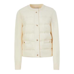 【90鹅绒】PRICH时尚简约假两件短款羽绒服冬季圆领保暖外套女