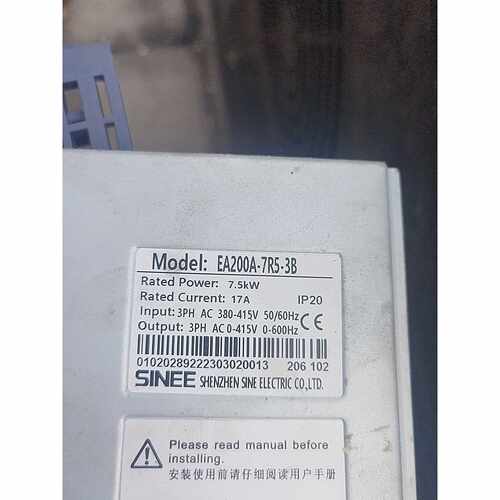 【请询价】正弦伺服驱动主板EA200A7.5kw拆机功能好