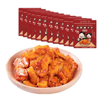 胖小呆0添加高原萝卜干麻辣香脆下饭香辣开味咸菜榨菜独立小包装
