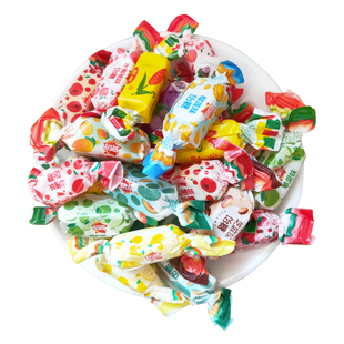 超越高粱饴拉丝软糖水果味混合糖果8090老式怀旧春节年货喜糖零食