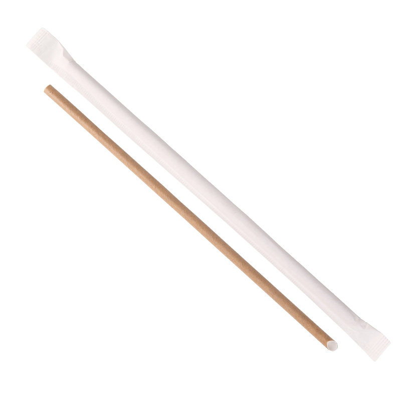纸吸管一次性环保店单独包装饮料