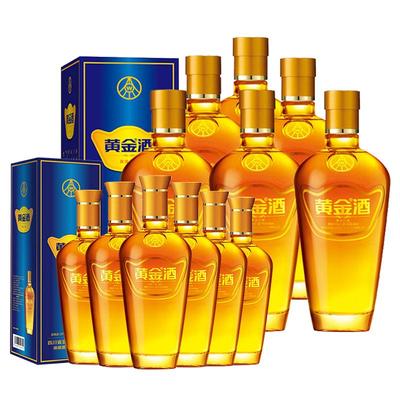 【中秋送礼】黄金酒39度万福酒480ml 整箱赠240ml*6 送礼配礼袋