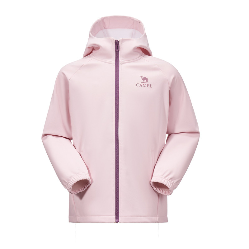 骆驼儿童软壳衣青年户外登山服