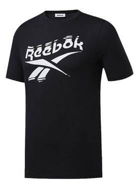 Reebok/锐步男女纯棉透气短袖T恤