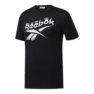 Reebok/锐步 男子经典LOGO复古运动纯棉透气短袖T恤 FK6030 6038