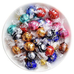 Lindt瑞士莲巧克力进口软心精选牛奶巧克力500g散装圣诞零食糖果