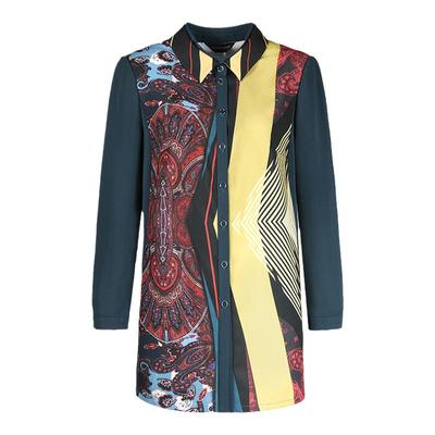 定位花抽带衬衫LC15347A靓诺