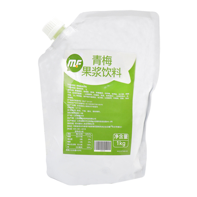 青梅果浆饮料袋装coco青梅绿茶浓缩汁奶茶店专用原材料商用1KG