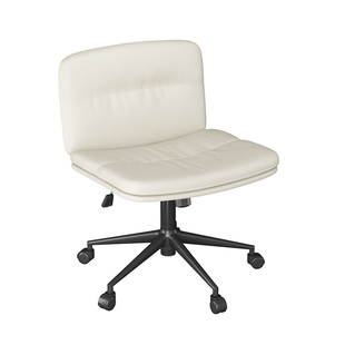 乐歌Y12卧室椅子书房舒适盘腿电脑椅简约梳妆化妆书桌椅休闲转椅