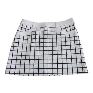 BCGOLF高尔夫黑白格子半身裙 夏季防走光裤裙女款 休闲短裤裙服装