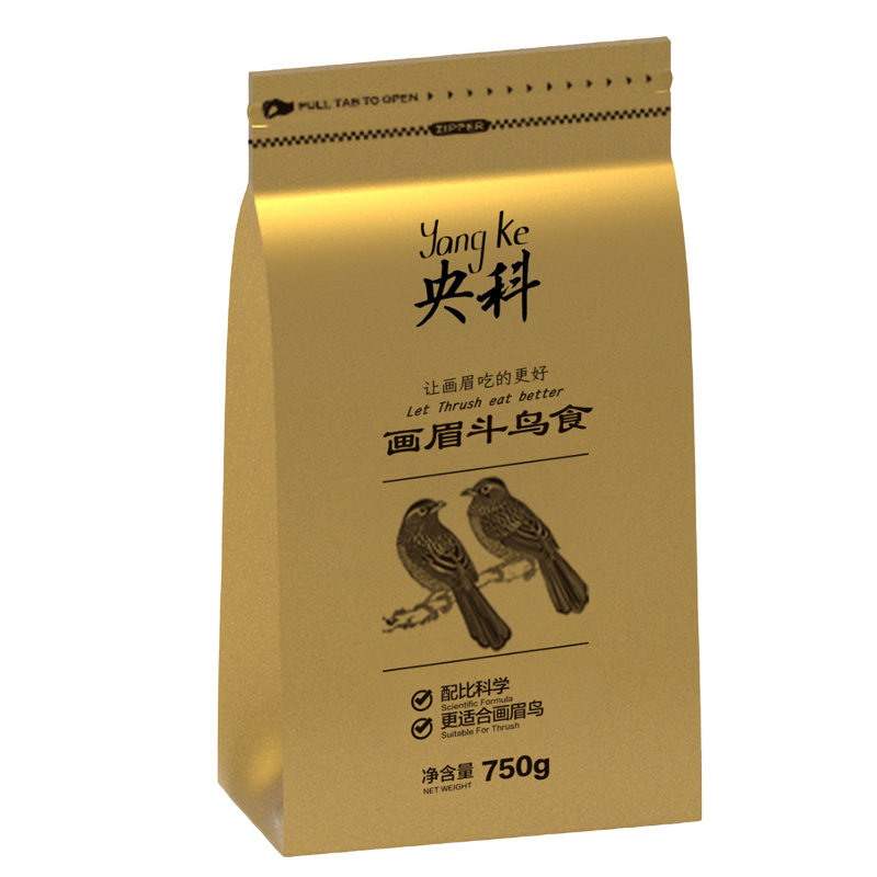 央科金装高营养画眉鸟食斗鸟料唱斗料打彩斗鸟唱鸟提性壮膘饲料