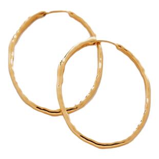 Monica Vinader莫妮卡Siren缪斯大圆圈耳环送礼优雅女神灵动耳饰