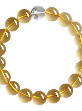 普陀山赵露思同款天然巴西白黄水晶发财转运财运手串手链男生女款