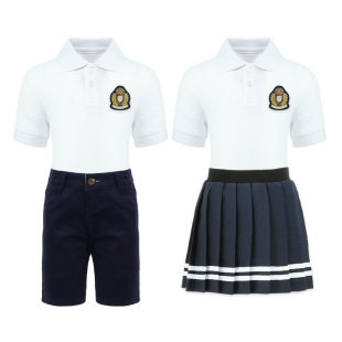校服套装夏季男女童装学院风运动会服中小学生班服幼儿园幼师园服