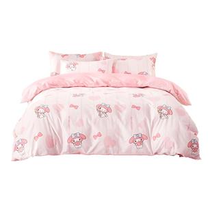 水星儿童纯棉被套单件婴幼儿A类抗菌全棉被罩美乐蒂宿舍床上用品