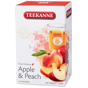 Teekanne恬康乐德国进口苹果蜜桃水果茶包冷泡茶袋泡花果下午茶叶