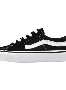 vans范斯中性低帮黑色休闲鞋