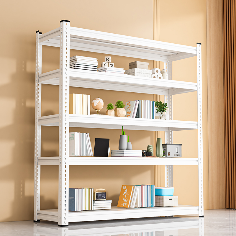 家用货架置物架多层落地仓库阳台储藏室杂物间快递超市角钢收纳架